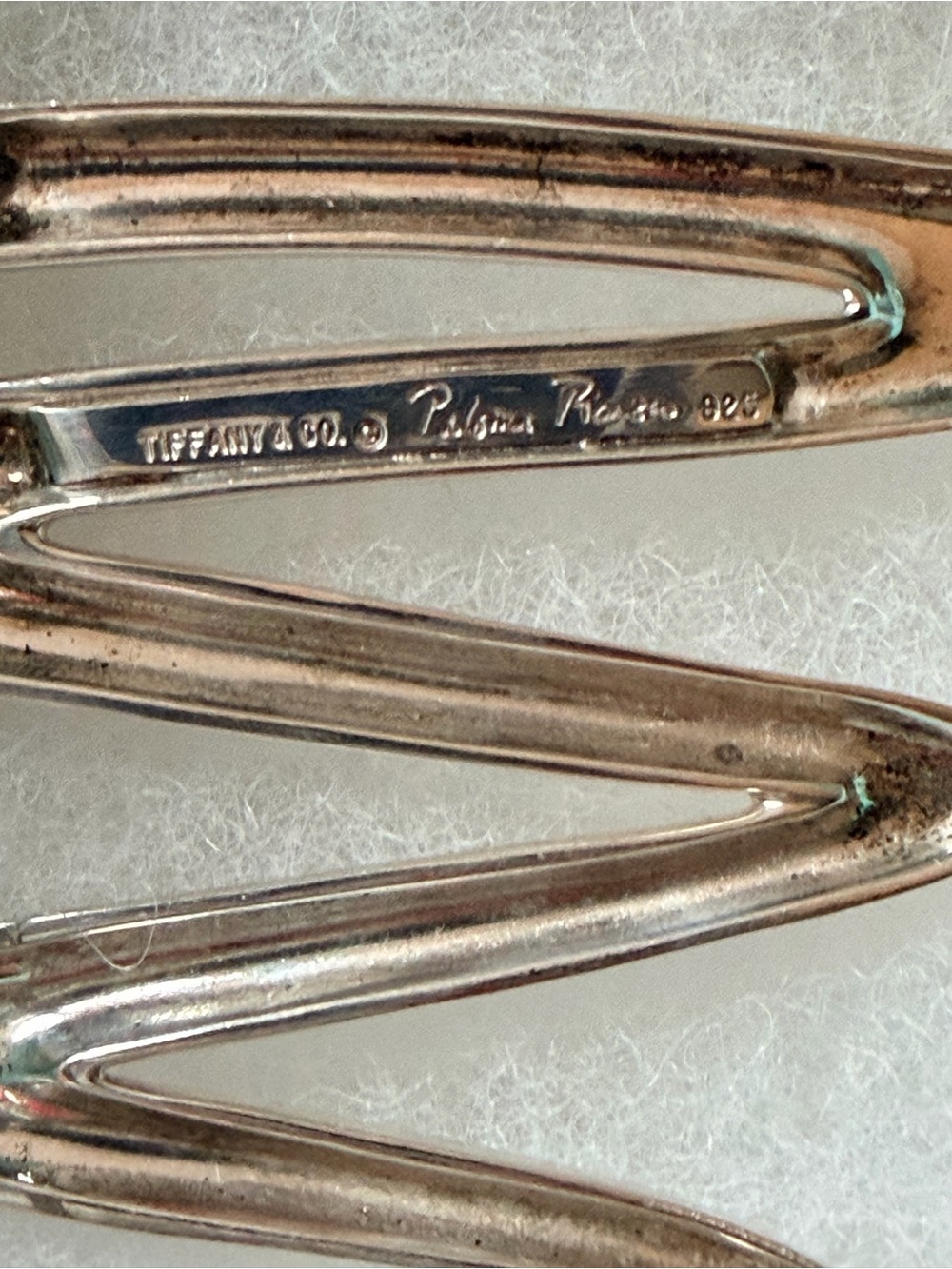 Tiffany & Co. Paloma Picasso Sterling Silver Scribble Pin Brooch 925 - Picture 6 of 7